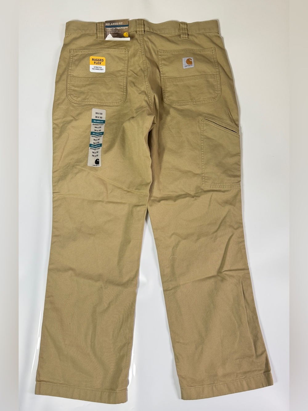 Carhartt Men's Khaki Canvas Work Pants